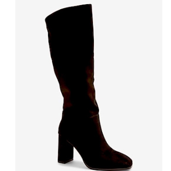 EXPRESS • Slouchy Knee High Block Heel Boots  • NWT - Picture 1 of 1